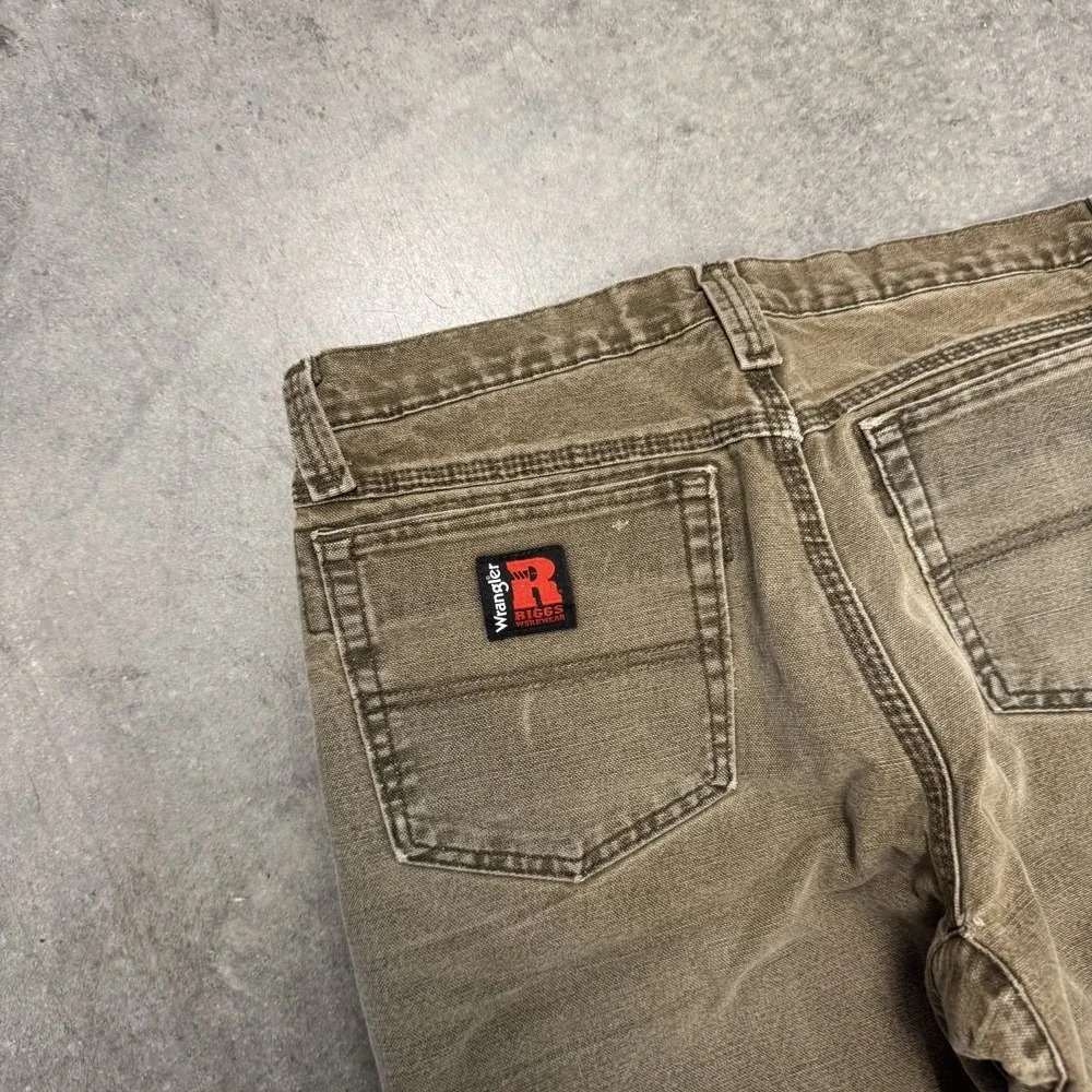 Wrangler Riggs Wear Thinsulate Insulated Jeans Men's Size 32x30 Thermal Brown